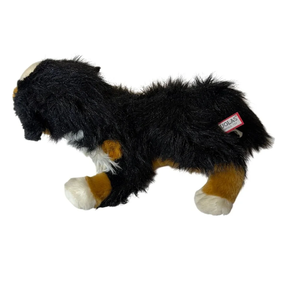 Douglas Cuddle Toy Bernese Mountain Dog Plush 16 Inch Tri-Color Stuffed Animal